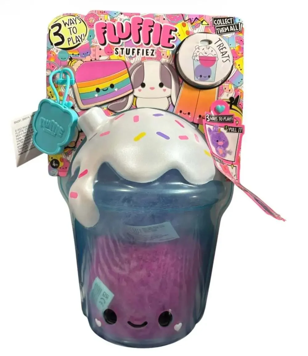 Fluffie Stuffiez Small Collectible Plush Surprise Reveal Boba Drink